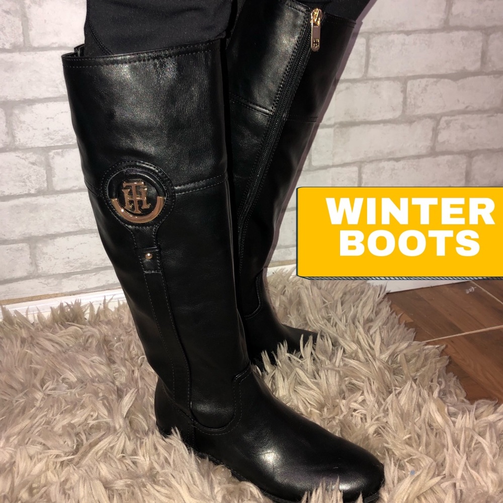 NWT Tommy Hilfiger Boots (black) 💛